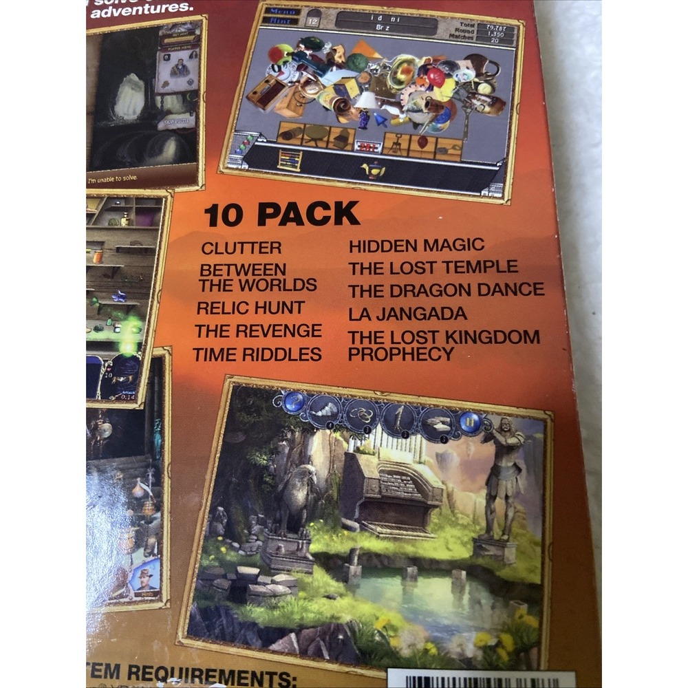 Legends Platinum PC CD ROM 10 Pack Clutter‎ Hidden Magic The Dragon Dance - Picture 7 of 7